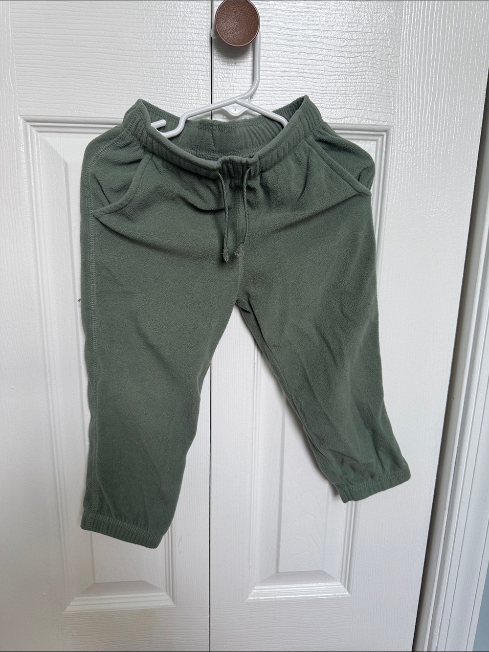 Carters boys Olive Green Fleece Jogger Pants